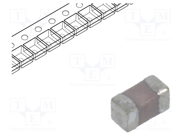 Capacitor: ceramic; MLCC; 0.1pF; 50VDC; C0G; ±0.1pF; SMD; 0402