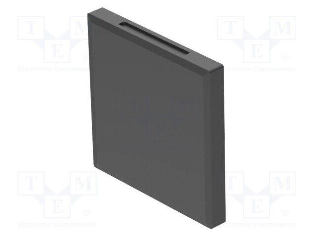 Actuator lens; 16mm; 92; black; plastic; 13.2x13.2mm