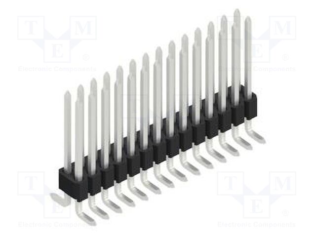 Connector: pin strips; pin header; male; PIN: 28; 1.27mm; SMT; 2x14