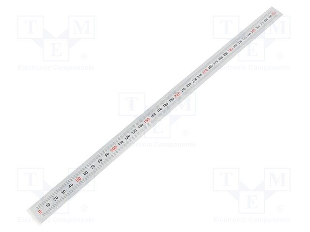 Ruler; figures horizontally arranged,self-adhesive; W: 11mm