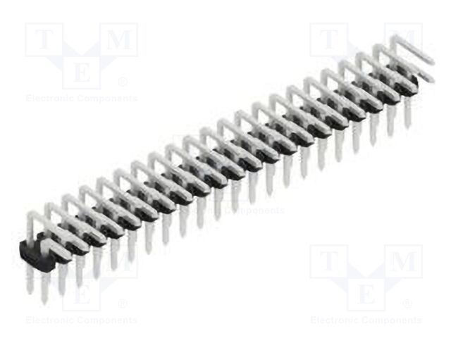 Connector: pin strips; pin header; male; PIN: 44; 2mm; THT; 2x22