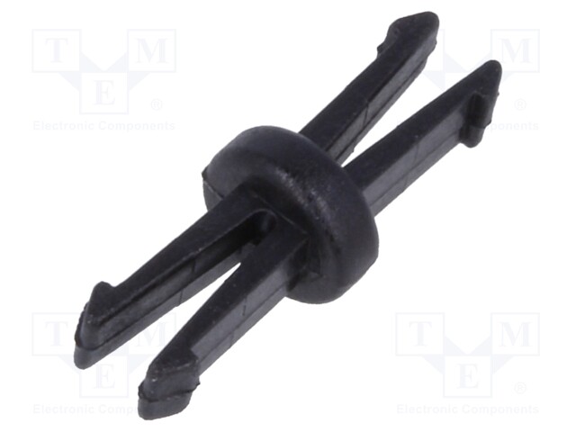 Assembly pins; fuseholders; Colour: black; Mat: plastic