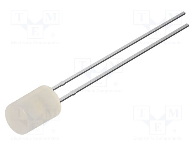LED; white warm; 5mm; 150mcd; 100°; Front: flat; 2.8÷3.4VDC