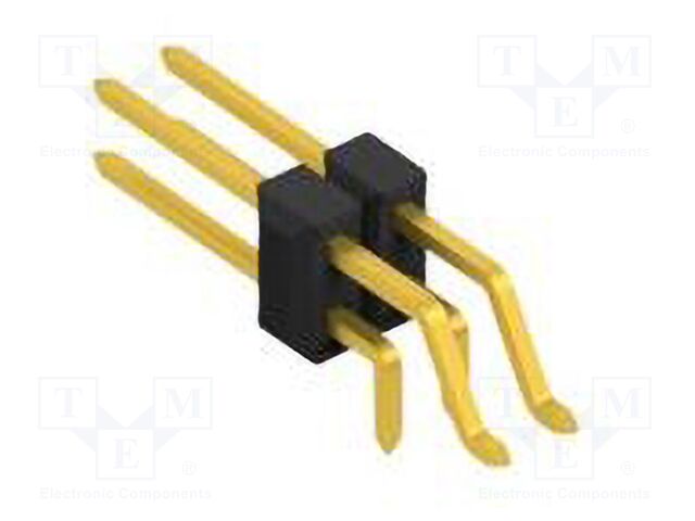 Connector: pin strips; pin header; male; PIN: 4; 2.54mm; SMT,THT