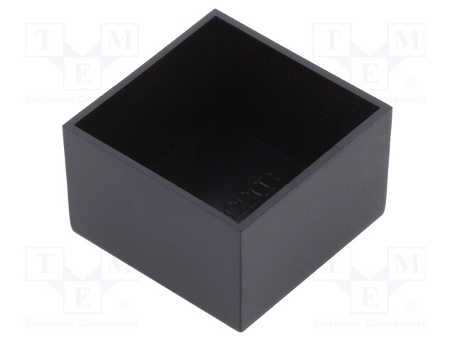 Enclosure: designed for potting; X: 32.3mm; Y: 32.3mm; Z: 20mm; ABS