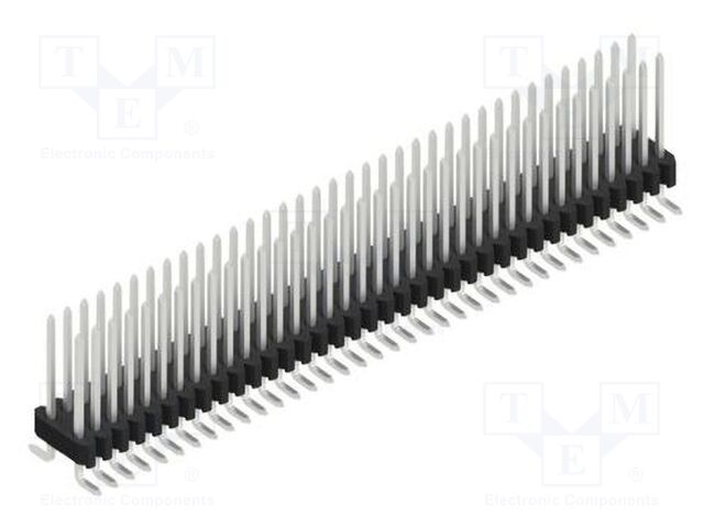 Connector: pin strips; pin header; male; PIN: 72; 1.27mm; SMT; 2x36