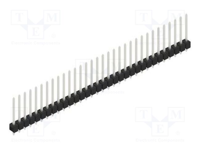 Connector: pin strips; pin header; male; PIN: 32; 2.54mm; THT; 1x32