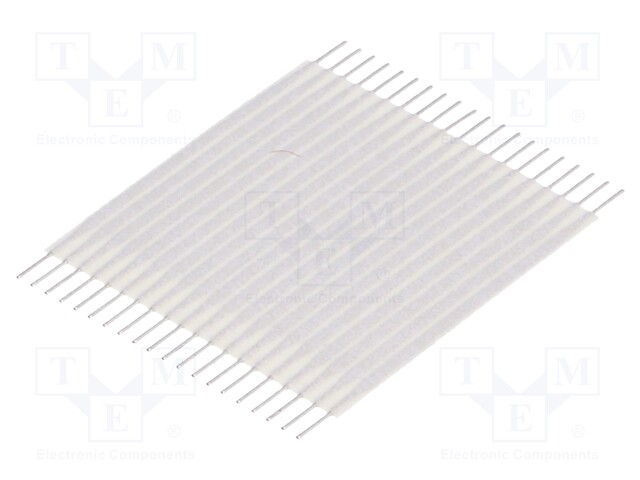 Connector: jumper cable; Cable ph: 1.27mm; L: 25.4mm; straight