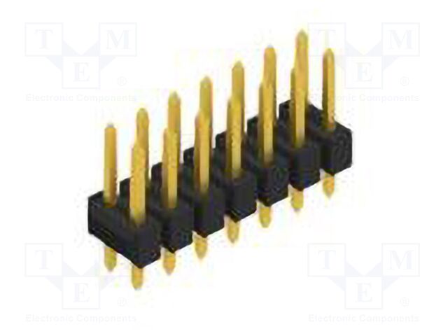 Connector: pin strips; pin header; male; PIN: 14; 2.54mm; THT; 2x7