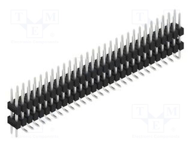 Connector: pin strips; pin header; male; PIN: 58; 2.54mm; SMT; 2x29