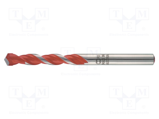 Drill bit; Ø: 5mm; 3/16"; L: 400mm; steel; tungsten carbide