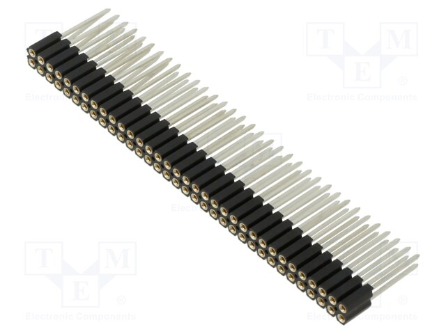 Socket; pin strips; female; PIN: 68; straight; 2.54mm; THT; 2x34