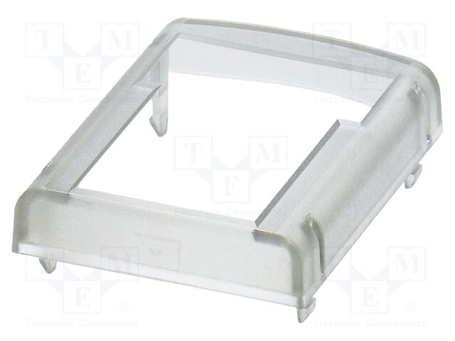 Cover; transparent; UL94V-0; ME PLC 40; polycarbonate; X: 39.7mm