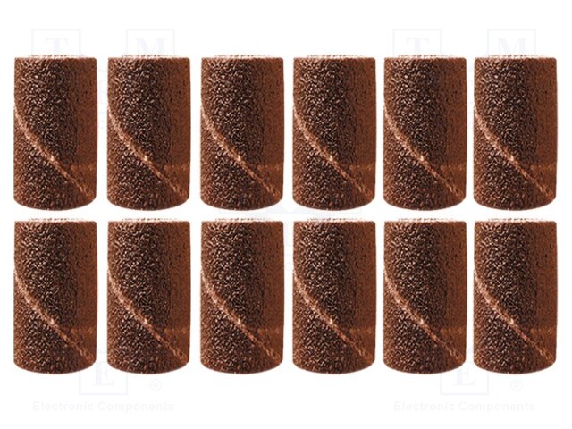 Grinding belts; 6.3mm; Pcs: 12; grain 120