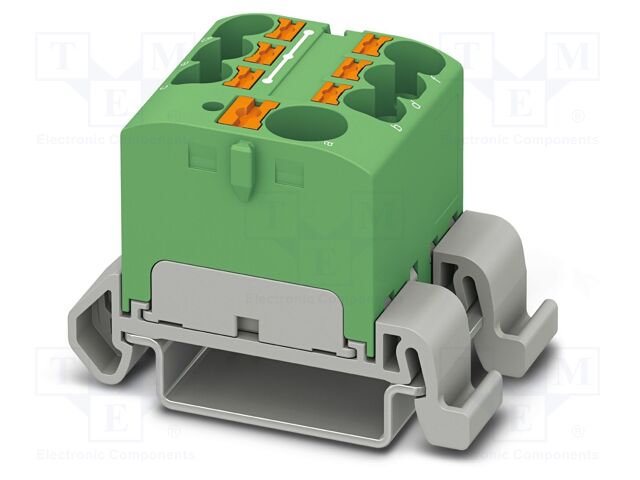 Splice terminal: rail; 32A; 800V; push-in; PA; 0.2÷6mm2; W: 27.9mm
