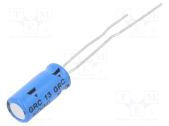 Capacitor: electrolytic; THT; 1uF; 100VDC; ±20%; 2000h; -40÷105°C
