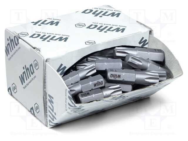 Screwdriver bit; Torx®; TX30; Overall len: 25mm; 50pcs.