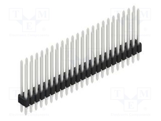 Connector: pin strips; pin header; male; PIN: 46; 1.27mm; THT; 2x23