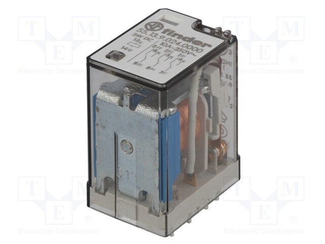 Relay: electromagnetic; 3PDT; 24VDC; Icontacts max: 20A; 600Ω