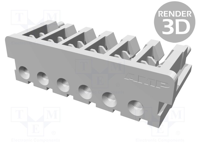 Plug; wire-board; female; 2mm; PIN: 6; for cable; straight