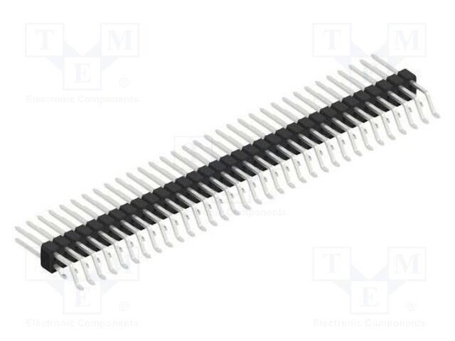 Connector: pin strips; pin header; male; PIN: 66; 2.54mm; SMT; 2x33
