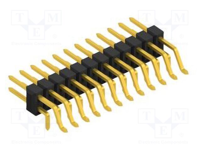 Connector: pin strips; pin header; male; PIN: 24; 2.54mm; SMT,THT