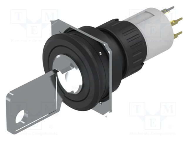 Switch: rotary with key; 22mm; Stabl.pos: 2; NC + NO; Pos: 2; 51