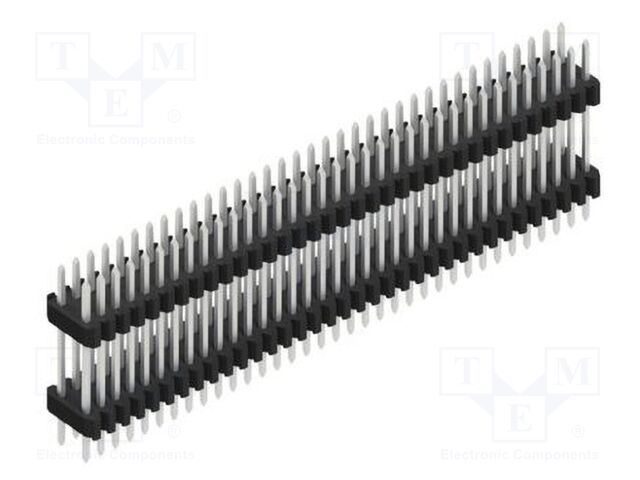 Connector: pin strips; pin header; male; PIN: 70; 1.27mm; THT; 2x35