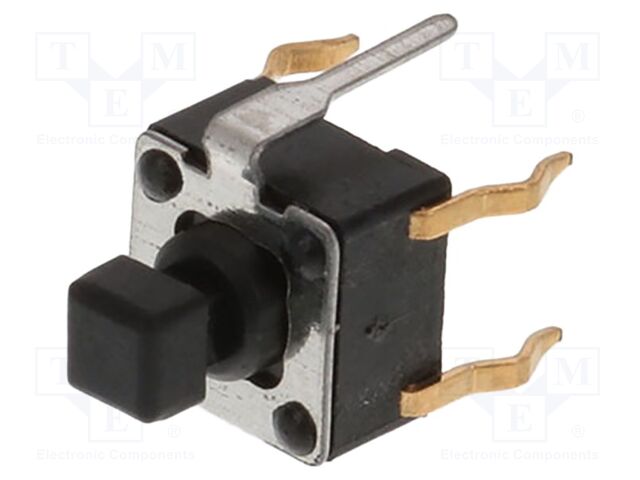 Microswitch TACT; SPST-NO; Pos: 2; 0.05A/12VDC; THT; none; 1.6N
