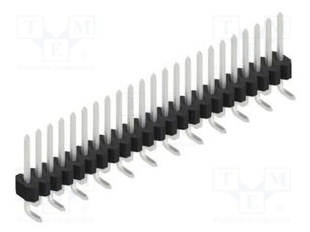 Connector: pin strips; pin header; male; PIN: 23; 1.27mm; SMT; 1x23