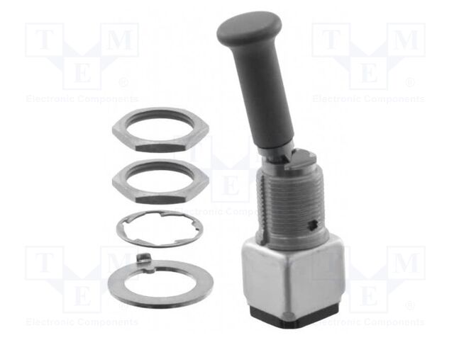 Switch: toggle; Pos: 2; SPST; OFF-ON; 5A/115VAC; 5A/30VDC; -65÷71°C