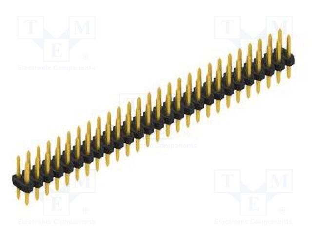 Connector: pin strips; pin header; male; PIN: 54; 2mm; THT; 2x27