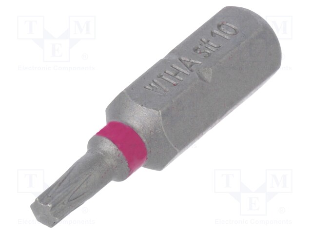 Screwdriver bit; SIT; 10; Overall len: 25mm; Series: STANDARD