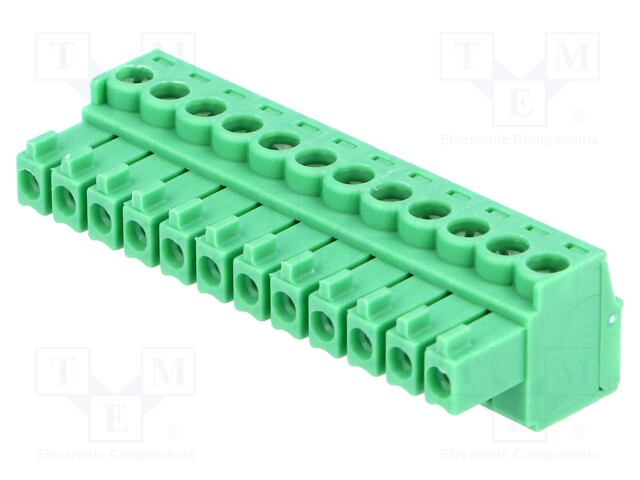 Pluggable terminal block; 3.5mm; ways: 12; straight; plug; female