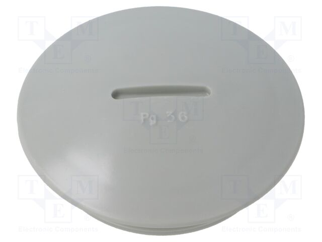 Stopper; PG36; Mat: polystyrene; light grey