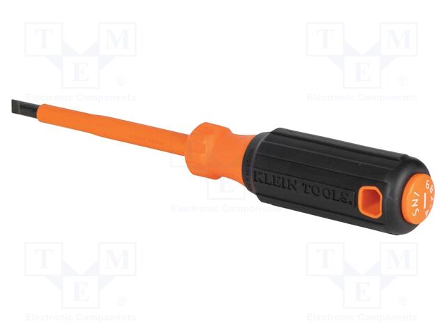 Screwdriver: insulated; slot; 102mm; SL 1/4"