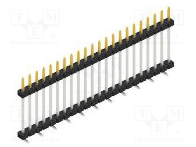 Connector: pin strips; pin header; male; PIN: 22; 2mm; SMT; 1x22
