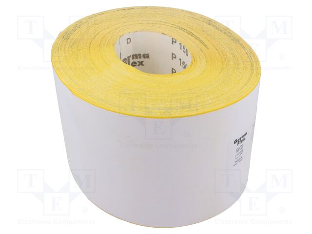 Cleaning cloth: sandpaper; Granularity: 150; W: 115mm; L: 50m