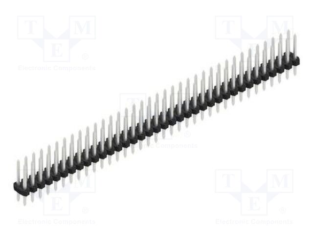Connector: pin strips; pin header; male; PIN: 72; 2mm; THT; 2x36