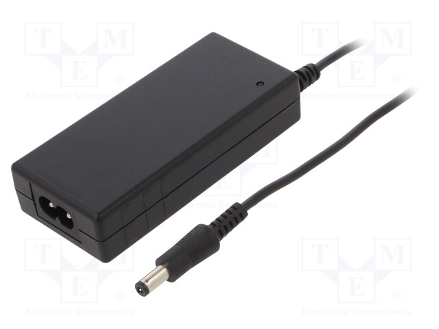 Power supply: switched-mode; 5VDC; 5A; Out: 5,5/2,1; 25W; desktop