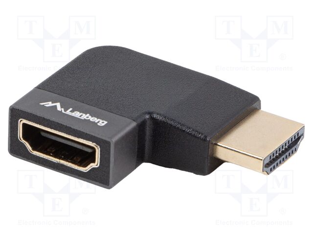 Adapter; HDMI socket,HDMI plug 270° left/right; HDMI 2.1