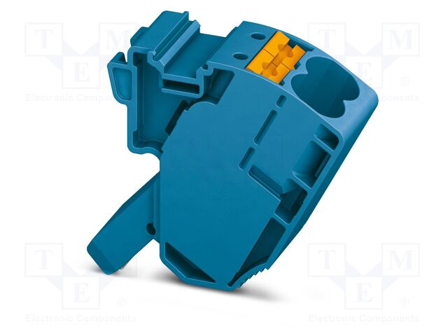 Splice terminal: rail; PA; L: 34.7mm; terminals: 2; W: 18.5mm; H: 35mm