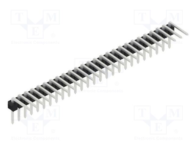 Connector: pin strips; pin header; male; PIN: 26; 2.54mm; THT; 1x26