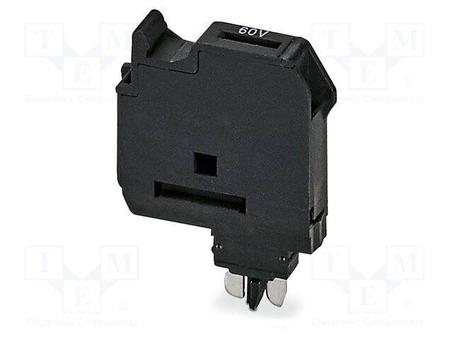 Connector: plug-in; 6.3A; 500V; PA; L: 25mm; W: 6.2mm; H: 28mm