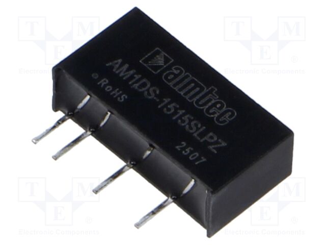 Converter: DC/DC; 1W; Uin: 13.5÷16.5V; Uout: 15VDC; Iout: 67mA; SIP7