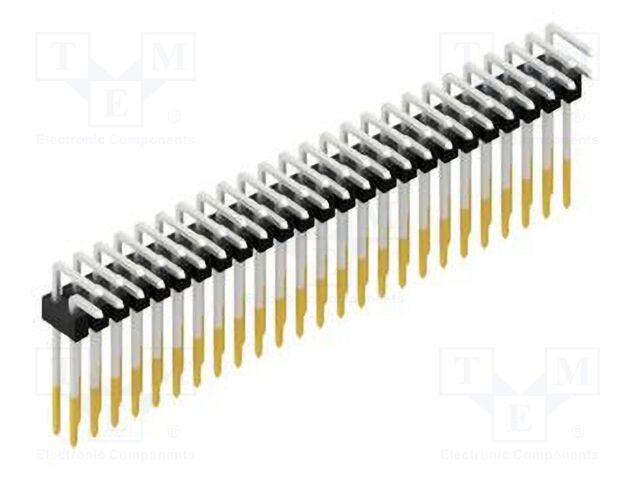 Connector: pin strips; pin header; male; PIN: 50; 2.54mm; THT; 2x25