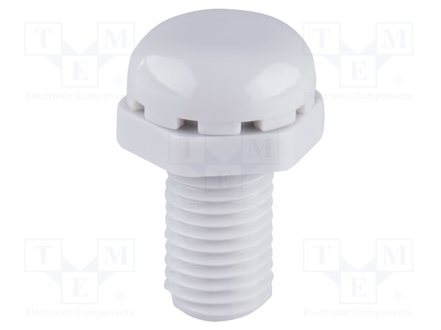 Pressure compensation device; IP69; light grey; Thread: M6