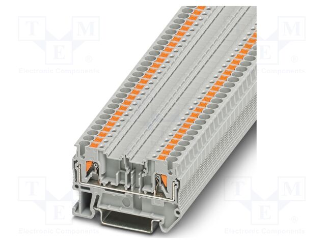 Splice terminal: rail; 24A; 400V; push-in; PA; L: 35.3mm; 0.14÷4mm2