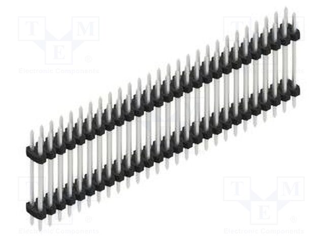 Connector: pin strips; pin header; male; PIN: 54; 2mm; THT; 2x27
