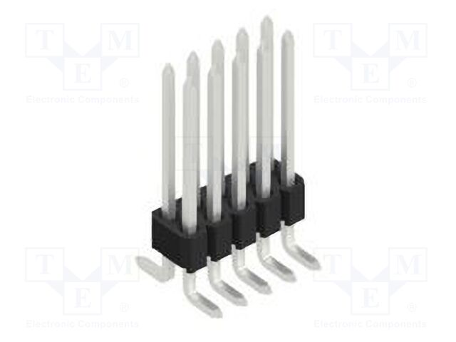 Connector: pin strips; pin header; male; PIN: 10; 1.27mm; SMT; 2x5